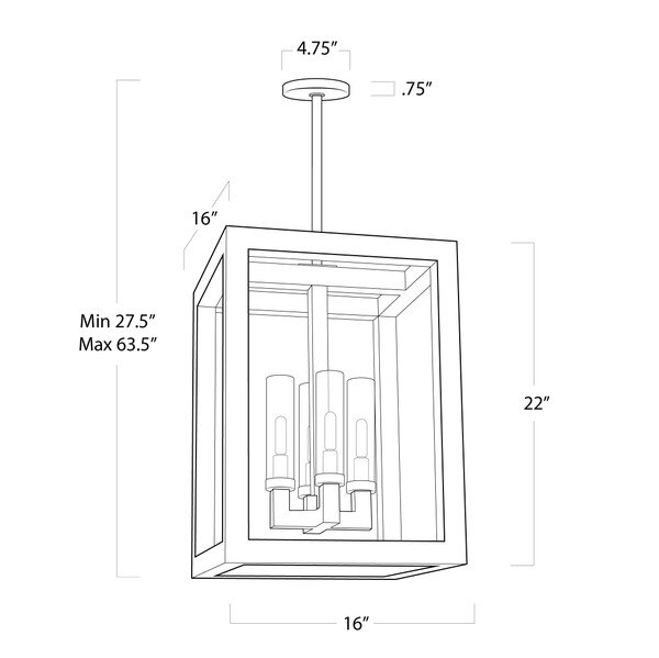 Montecito Outdoor Lantern Large